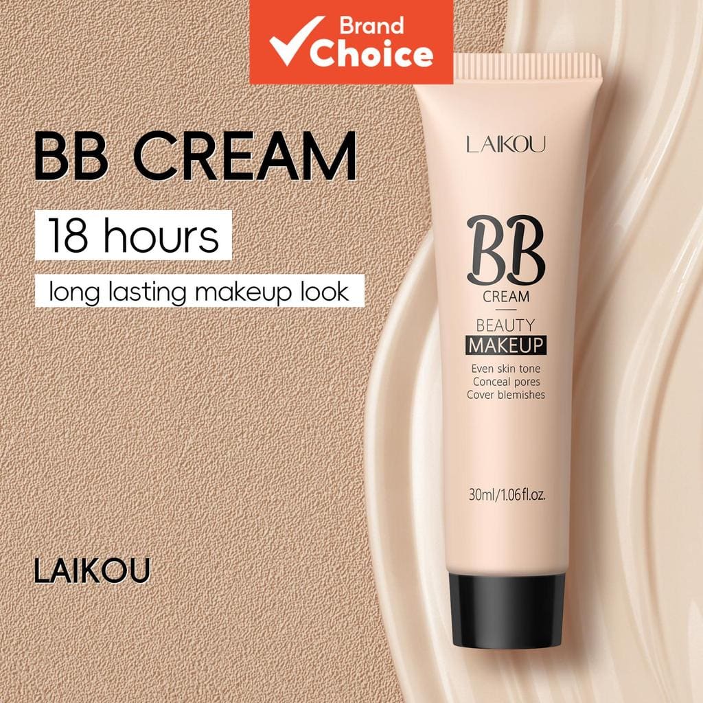 LAI KOU Base BB Cream à Prova d'Água - Base Corretiva de Longa Duração com Controle de Oleosidade - 30ml