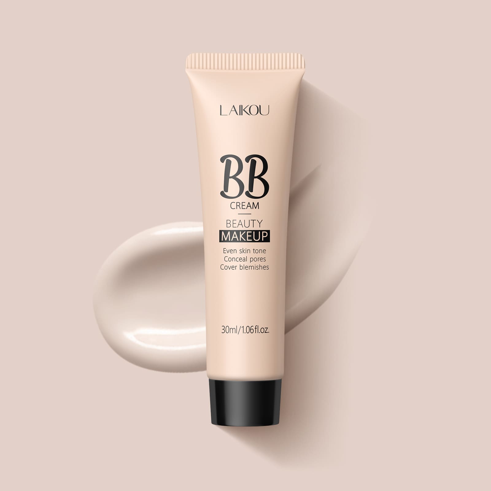 LAI KOU Base BB Cream à Prova d'Água - Base Corretiva de Longa Duração com Controle de Oleosidade - 30ml
